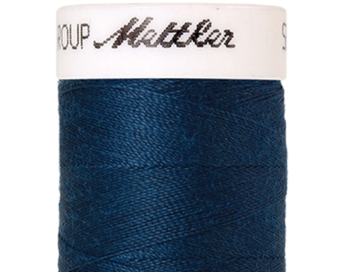 Seralon 200m col. 1471 (Deep Ocean) Nähgarn von Amann Mettler - Hochwertiges Nähgarn für Näharbeiten - 200 Meter auf der Rolle – Farbe Deep