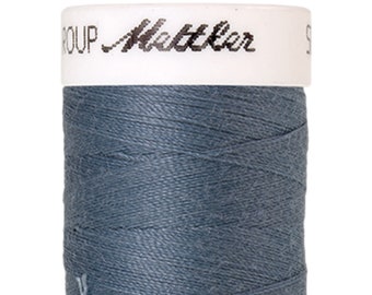 Seralon 200 m col. 392 (Manatee) sewing thread by Amann Mettler - High-quality sewing thread for sewing projects - 200 meters on the roll – color Manatee -