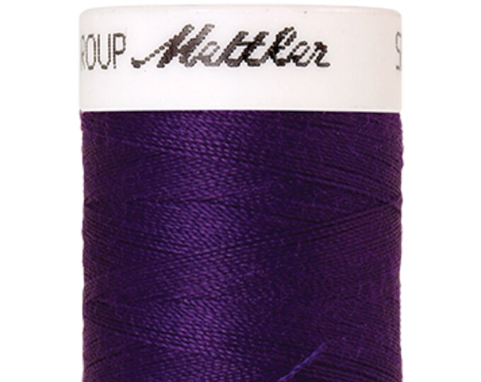 Seralon 200 m col. 46 (Deep Purple) sewing thread by Amann Mettler - High-quality sewing thread for sewing projects - 200 meters on the roll - Color Deep P