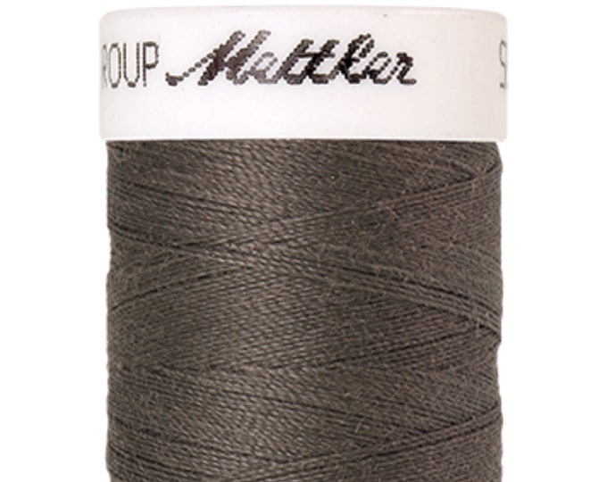 Seralon 200 m col. 1239 (Pewter) sewing thread by Amann Mettler - High-quality sewing thread for sewing projects - 200 meters on a spool - Color Pewter -