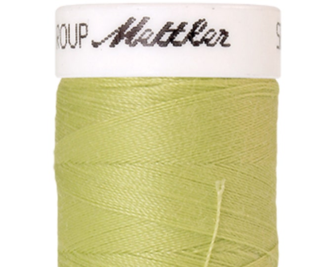 Seralon 200 m col. 1343 (Spring Green) sewing thread by Amann Mettler - High-quality sewing thread for sewing projects - 200 meters on the roll - Color Spr