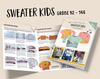 Lybstes Sweater Kids Paper Sewing Pattern