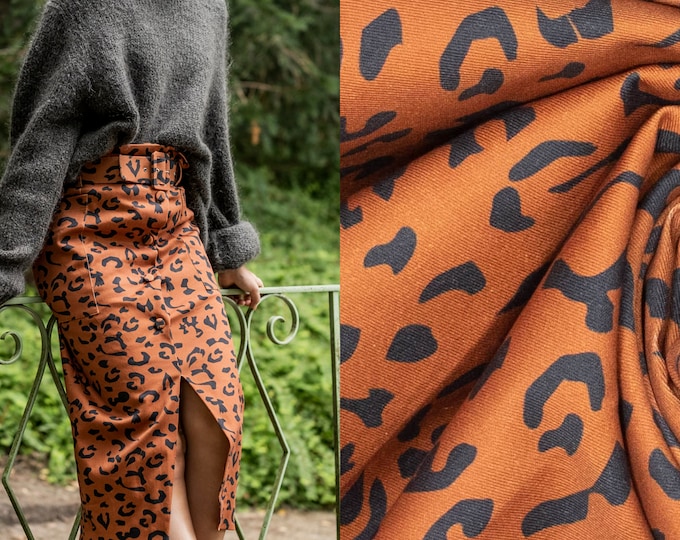 Fibre Mood 16 Braun, Schwarz Leopard