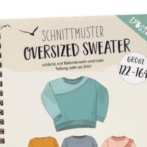 Oversized Sweater Kids, Lybstes, paper pattern