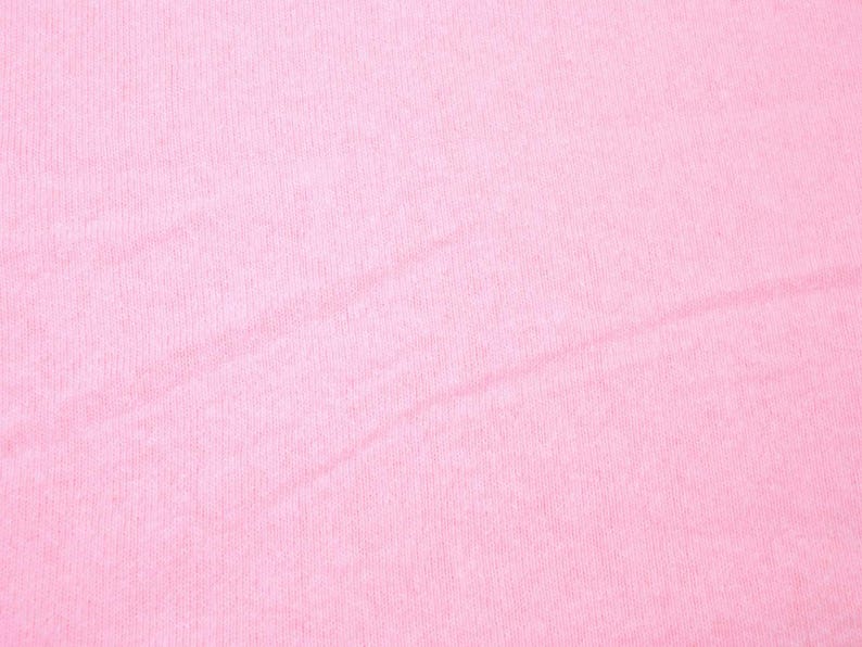 Tejido de punto rosa claro Gillo de algodón de Hilco - 175 cm de ancho - tejido de punto de color liso imagen 3