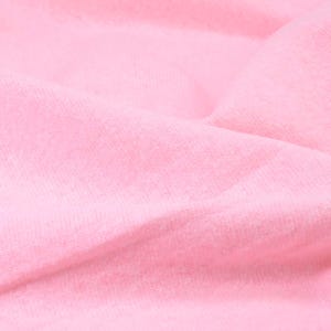 Tejido de punto rosa claro Gillo de algodón de Hilco - 175 cm de ancho - tejido de punto de color liso imagen 2