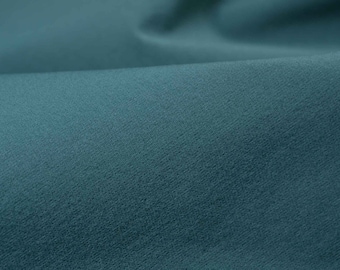 Waterdichte softshell effen groen, elastisch, sportkleding - 150 cm breed - gladde stof, effen