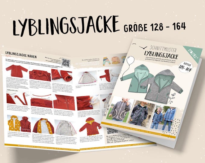 LyblingsJacket Kids, Lybstes, Paper Pattern 128-164