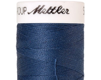 Seralon 200 m col. 1316 (Steel Blue) sewing thread by Amann Mettler - High-quality sewing thread for sewing projects - 200 meters on a spool - Color Steel