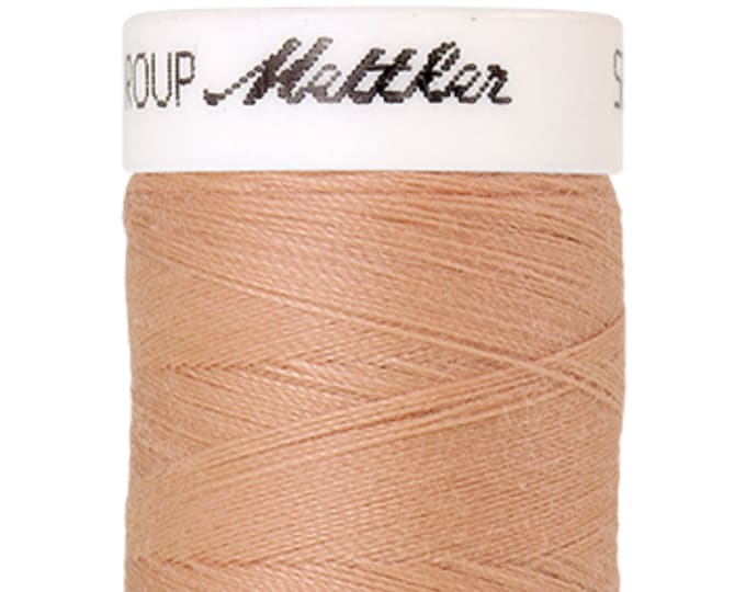 Seralon 200 m col. 1168 (Light Shrimp Pink) sewing thread by Amann Mettler - High-quality sewing thread for sewing projects - 200 meters on a spool - Color