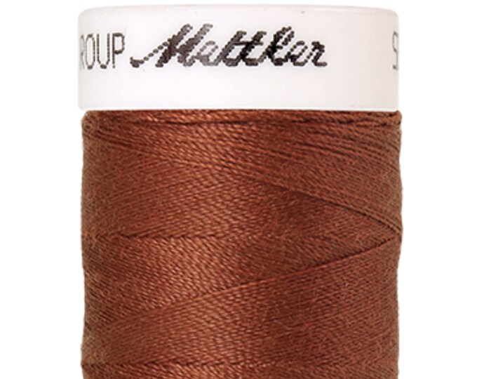 Seralon 200m col. 1347 (Dirty Penny) Nähgarn von Amann Mettler - Hochwertiges Nähgarn für Näharbeiten - 200 Meter auf der Rolle – Farbe Dirt