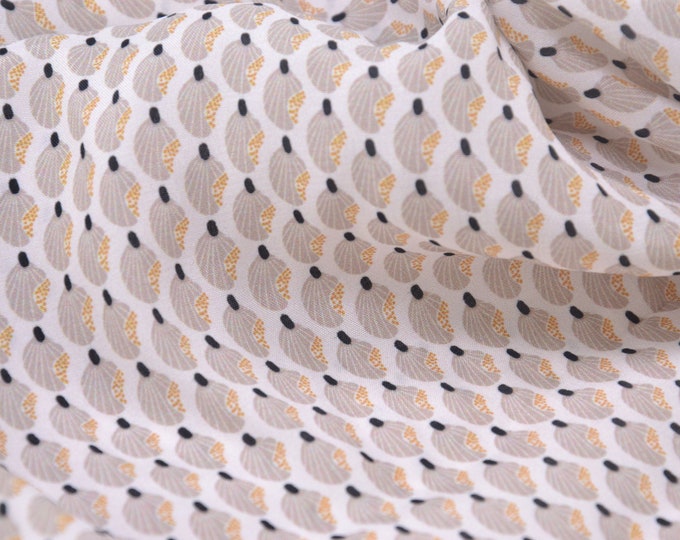 NEW! Blouse fabric viscose fabric, beige