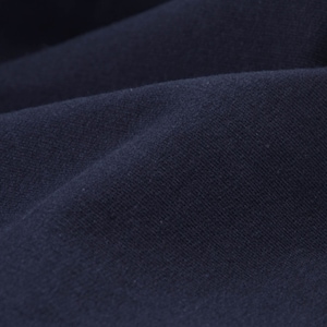 French Terry sweat fabric made of cotton in dark blue - 150 cm wide - fabric smooth UNI