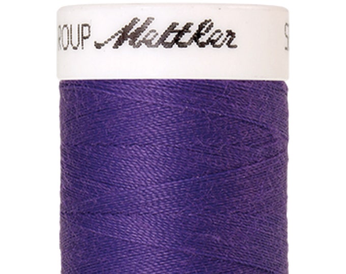 Seralon 200m col. 30 (Iris Blue) Nähgarn von Amann Mettler - Hochwertiges Nähgarn für Näharbeiten - 200 Meter auf der Rolle – Farbe Iris Blu