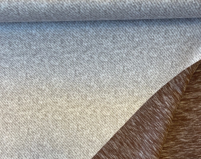 Scuba, softshell, double-face, beige, brown, mottled, double