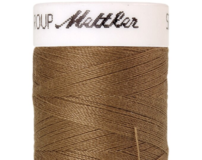 Seralon 200 m col. 465 (Aniseed) sewing thread by Amann Mettler - High-quality sewing thread for sewing projects - 200 meters on a spool - Color Aniseed -