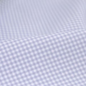 Cotton fabric checked in light grey, white, woven fabric, Westfalenstoffe - 150 cm wide - patterned fabric, checks