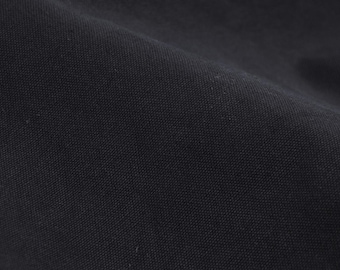 Canvas Heavy Washed von Mind the Maker in schwarz - 145cm breit - Stoff glatt UNI