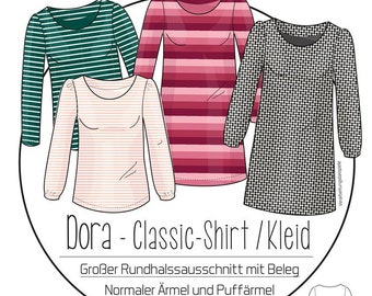 Paper pattern Classic Shirt/Dress Dora Women's | Sizes 32-58, ki-ba-doo