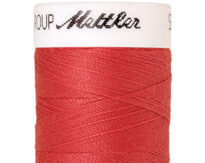 Seralon 200m col. 89 (Strawberry) Nähgarn von Amann Mettler - Hochwertiges Nähgarn für Näharbeiten - 200 Meter auf der Rolle – Farbe Strawbe