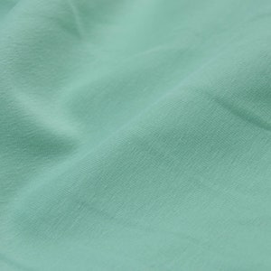 Sweat fabric brushed cotton mint - 185 cm wide - fabric matt UNI