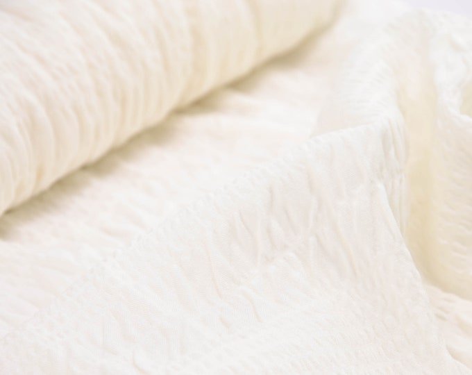 Daniela blouse fabric made of solid viscose by Hilco - 135 cm wide - patterned fabric, solid color