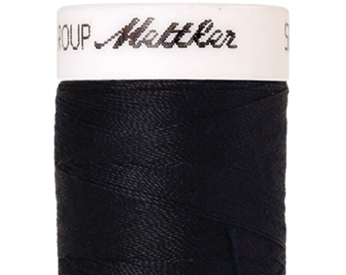 Seralon 200 m col. 1468 (Midnight) sewing thread by Amann Mettler - High-quality sewing thread for sewing projects - 200 meters on the roll - Color Midnight