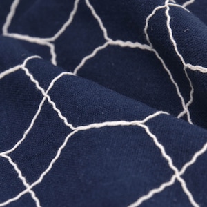 Linen fabric with viscose in plain white, eggshell - 140 cm wide - patterned fabric