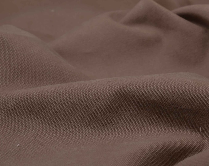 Canvas Heavy Washed Saddle, braun von Mind the Maker - 145cm breit - Stoff matt, UNI