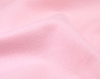 Decorative fabric, 2 mm felt, craft felt, embroidery felt, solid pink - 100 cm wide - fabric usable on both sides, solid color