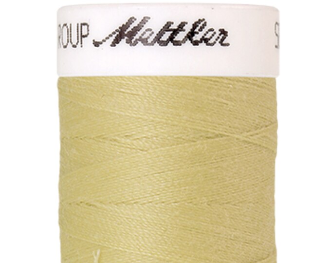 Seralon 200m col. 1412 (Lemon Frost) Nähgarn von Amann Mettler - Hochwertiges Nähgarn für Näharbeiten - 200 Meter auf der Rolle – Farbe Lemo