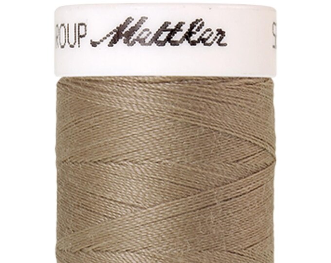 Seralon 200 m col. 379 (Stone) sewing thread by Amann Mettler - High-quality sewing thread for sewing work - 200 meters on the roll – Color Stone - Sewing
