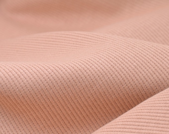 Organic cotton ribbing from Mind the Maker in pink - 110 cm wide - knitted fabric, solid color