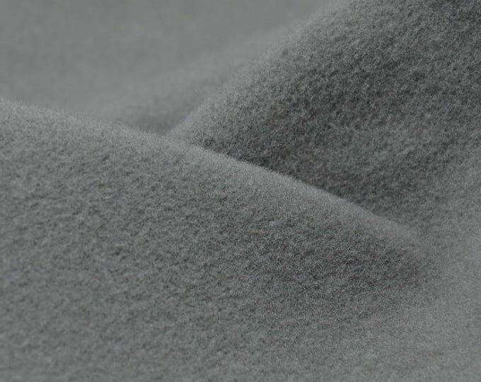 Coat fabric made of wool in grey, loden, jackets, coats - 150 cm wide - matt fabric, UNI