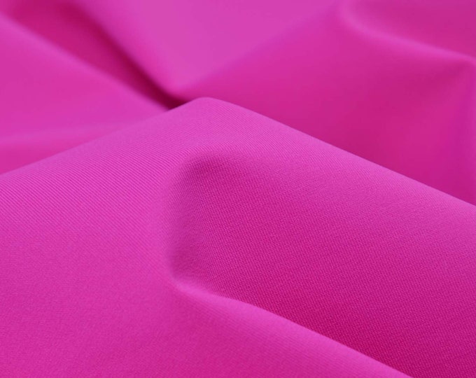 Jersey Stoff aus Polyester, bi-elastisch in uni pink, Sportbekleidung - 150cm breit - Stoff leicht glänzend, UNI
