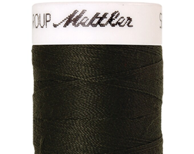 Seralon 200 m col. 719 (Avocado) sewing thread by Amann Mettler - High-quality sewing thread for sewing projects - 200 meters on a spool - Avocado color -