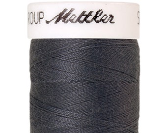 Seralon 200m col. 878 (Mousy Gray) Nähgarn von Amann Mettler - Hochwertiges Nähgarn für Näharbeiten - 200 Meter auf der Rolle – Farbe Mousy