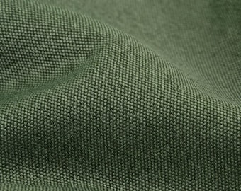 Polsterstoff aus Polyester in grün meliert Rom - 140cm breit - Stoff gemustert melange