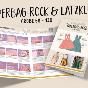 Dungaree/Dungaree Dress (Size 68 - 128) Paper Pattern Lybstes