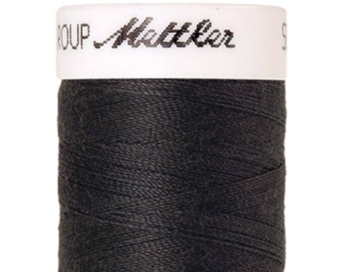 Seralon 200 m col. 348 (Mole Gray) sewing thread by Amann Mettler - High-quality sewing thread for sewing projects - 200 meters on a spool - Mole Gray color