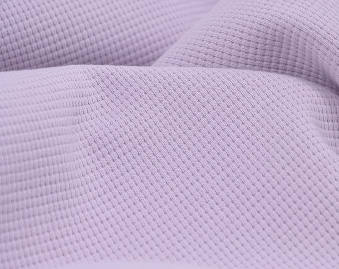 Jersey Waffelstrick „Clarissa“ von Swafing aus 100% Baumwolle - 150cm breit - Stoff glatt UNI