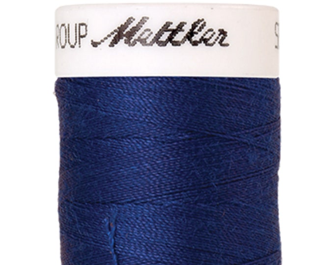 Seralon 200 m col. 1303 (Royal Blue) sewing thread by Amann Mettler - High-quality sewing thread for sewing projects - 200 meters on the roll - Color Royal