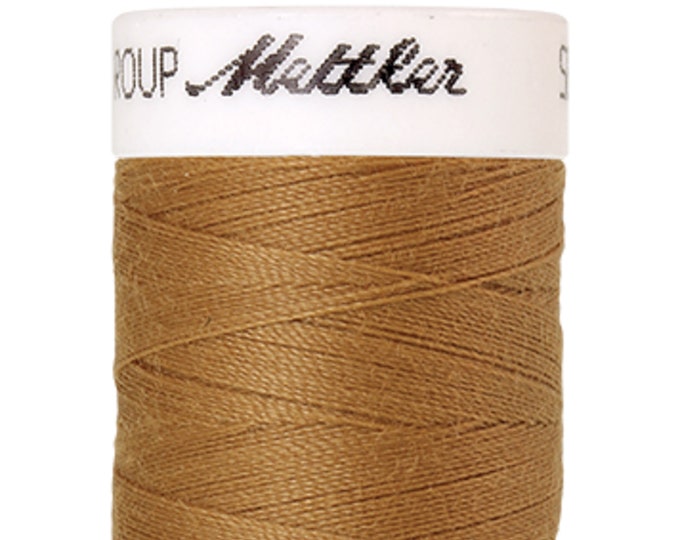 Seralon 200m col. 261 (Sisal) Nähgarn von Amann Mettler - Hochwertiges Nähgarn für Näharbeiten - 200 Meter auf der Rolle – Farbe Sisal - Näh