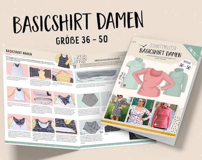 Basic Shirt Women 36 – 50, paper pattern by Lybstes