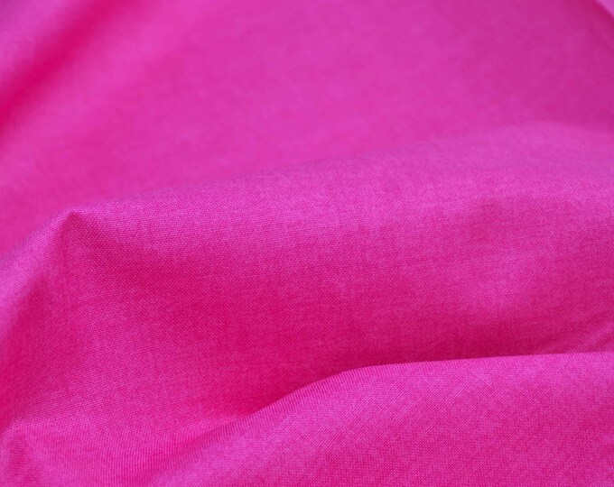 Baumwollstoff Linen Texture Patchworkstoff Leinen Optik azalea pink 1473 P5