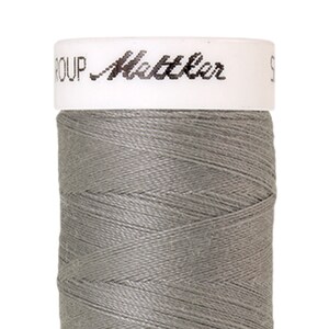 Seralon 200 m col. 850 (Smoke) sewing thread by Amann Mettler - High-quality sewing thread for sewing work - 200 meters on the roll – Color Smoke - Sewing