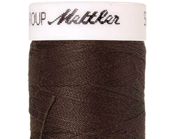 Seralon 200 m col. 395 (Clove) sewing thread by Amann Mettler - High-quality sewing thread for sewing projects - 200 meters on a spool – Color Clove - Sewing