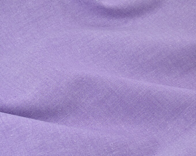 Baumwollstoff Webstoff uni melange violett, weiß von Westfalenstoffe - 150cm breit - Stoff glatt melange