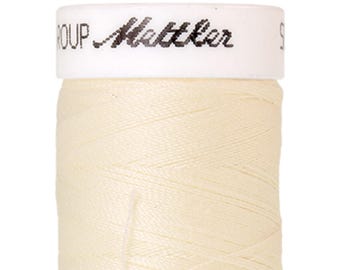 Seralon 200 m col. 776 (Cream) sewing thread by Amann Mettler - High-quality sewing thread for sewing work - 200 meters on the roll – Color Cream - Sewing