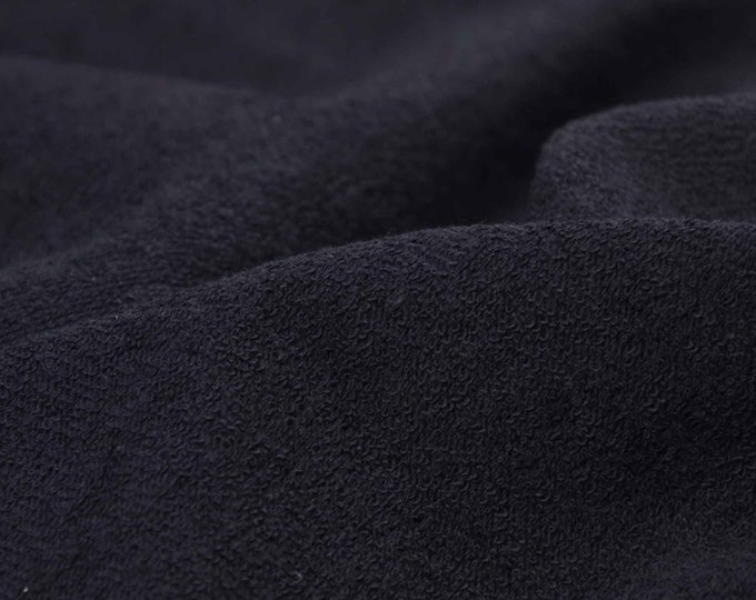 Terry cloth jersey made of cotton in rust, curled cotton by Katia Fabrics - 185 cm wide - matte fabric, UNI